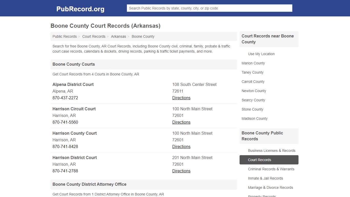 Free Boone County Court Records (Arkansas Court Records)